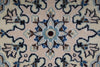 Load image into Gallery viewer, 8.2 x 8.4 Round Perian Nain Wool and Silk Rug #F-4043