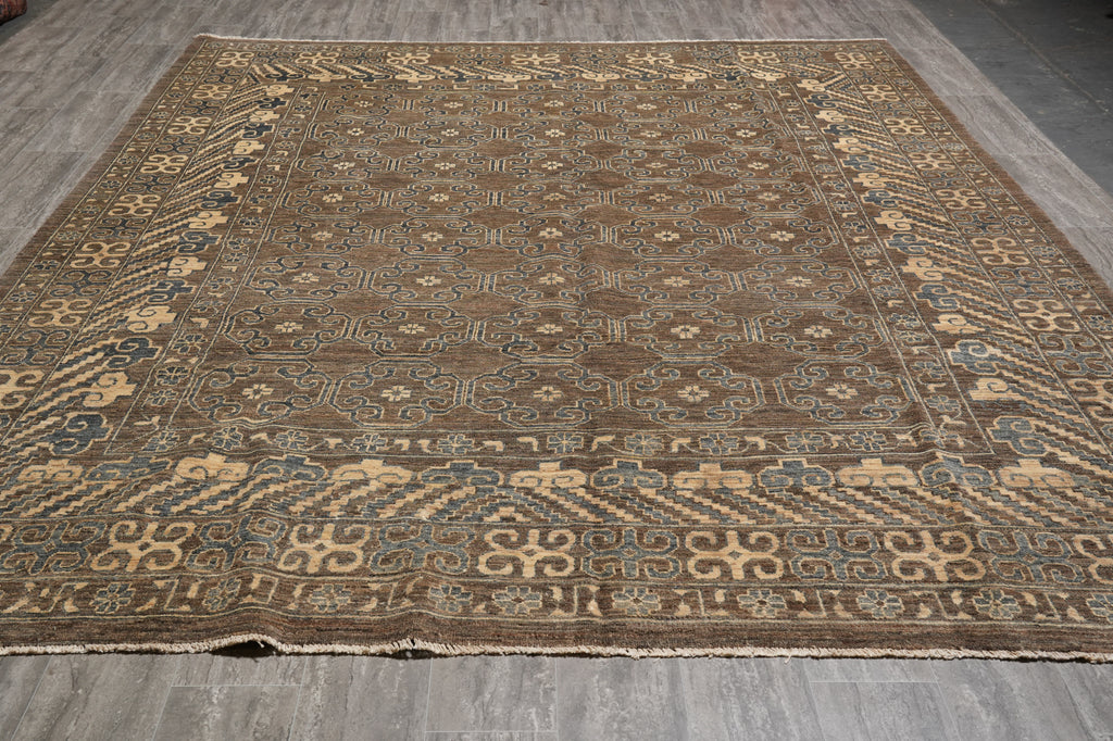 9 x 11.9 Natural Wool Zigler Transitional Rug #PIX-25383