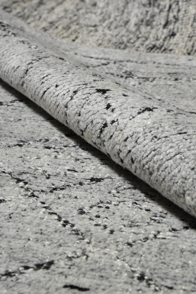 9 x 12 Gray Modern Calvin Rug Hand-knotted in India #F-5639