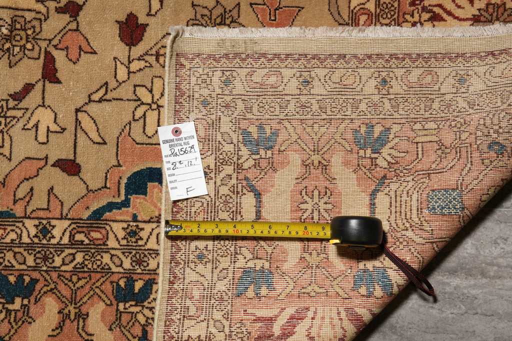 8.2 x 12.1 Quality Handmade Agra Rug Dense Weave Natural Wool #PIX-15629