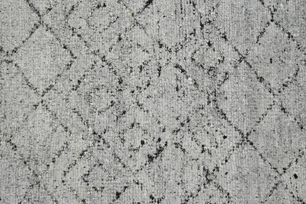 9 x 12 Gray Modern Calvin Rug Hand-knotted in India #F-5639