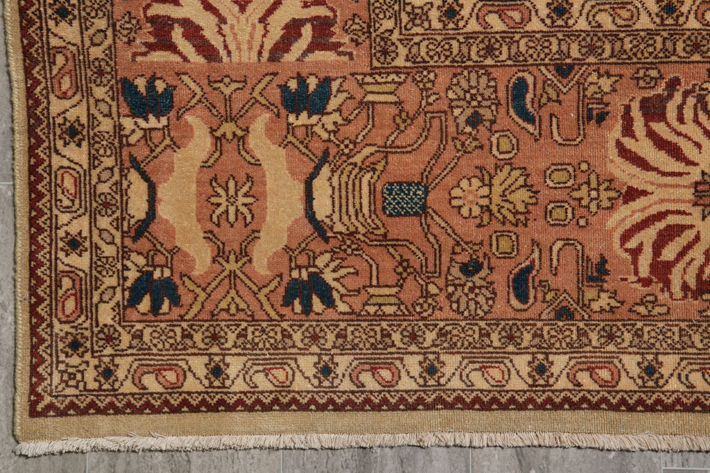 8.2 x 12.1 Quality Handmade Agra Rug Dense Weave Natural Wool #PIX-15629