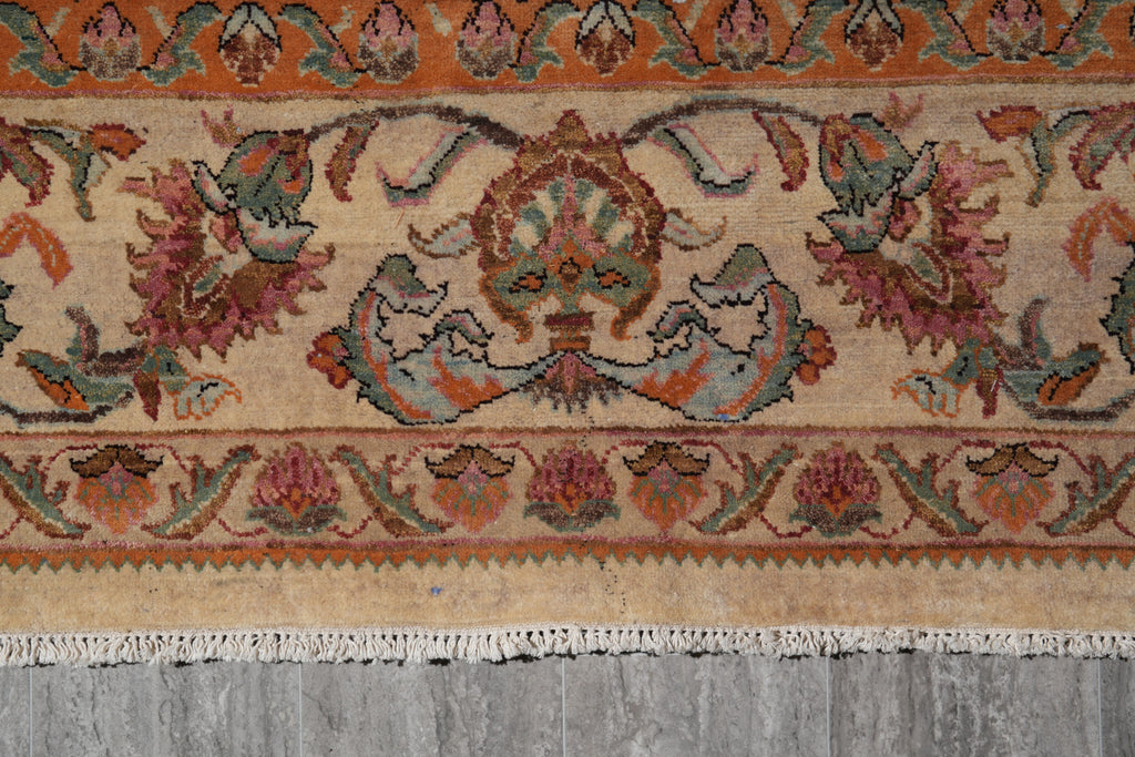 7.11 x 7.2 New Handmade Jaipur Wool Rug Square #F-4044