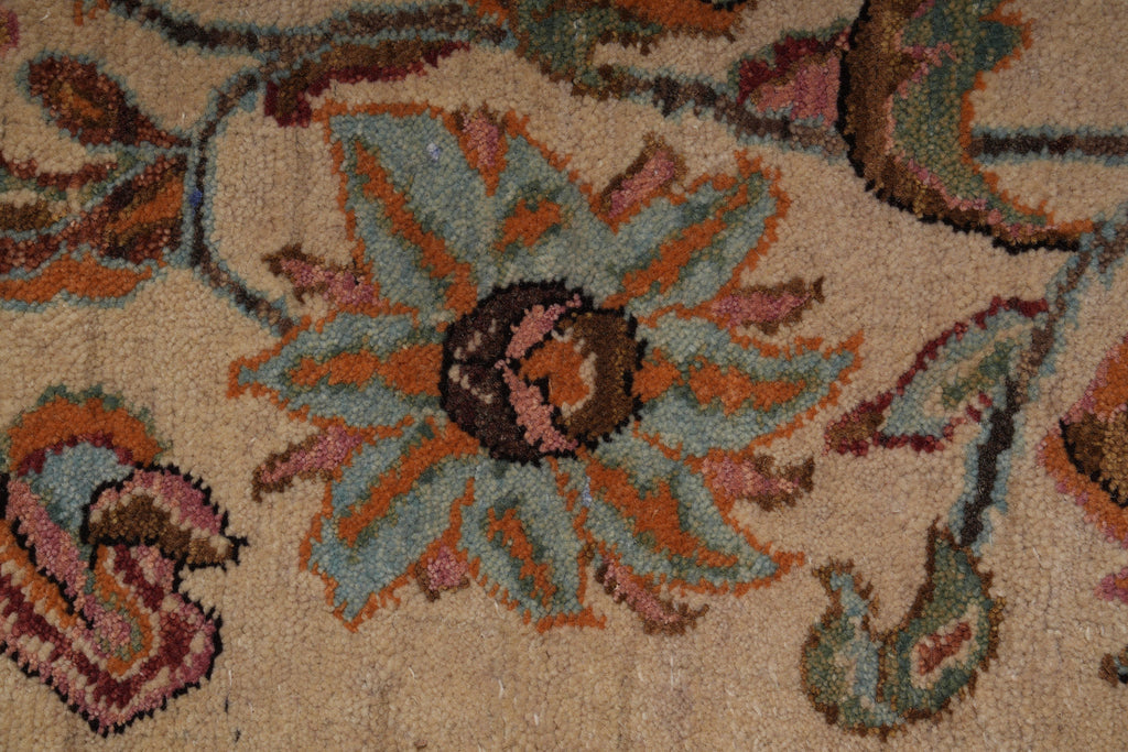 7.11 x 7.2 New Handmade Jaipur Wool Rug Square #F-4044