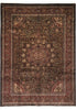 Load image into Gallery viewer, 9.1 x 11.9 Black High Quality Handmade Rug Sheik Safi 200 KPSI #PIX-13194