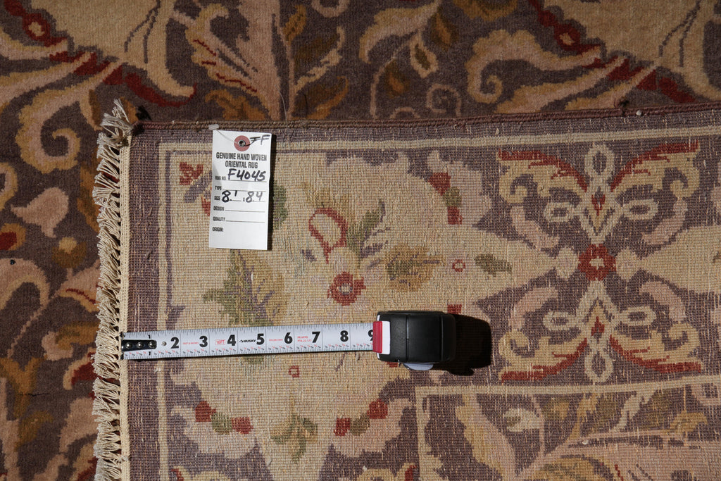 8.1 x 8.4 Square Handmade New Rug French Transitional #F-4045