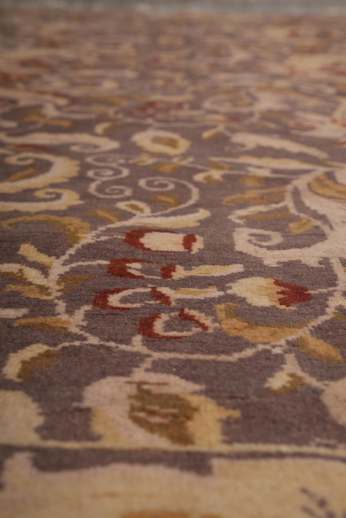 8.1 x 8.4 Square Handmade New Rug French Transitional #F-4045