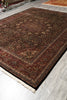 Load image into Gallery viewer, 9.1 x 11.9 Black High Quality Handmade Rug Sheik Safi 200 KPSI #PIX-13194