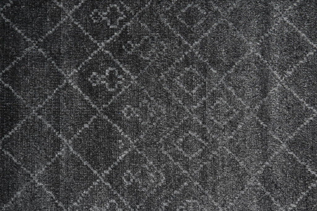 8 x 11.6 Gray Modern Wool Handmade Rug Wool #PIX-29123