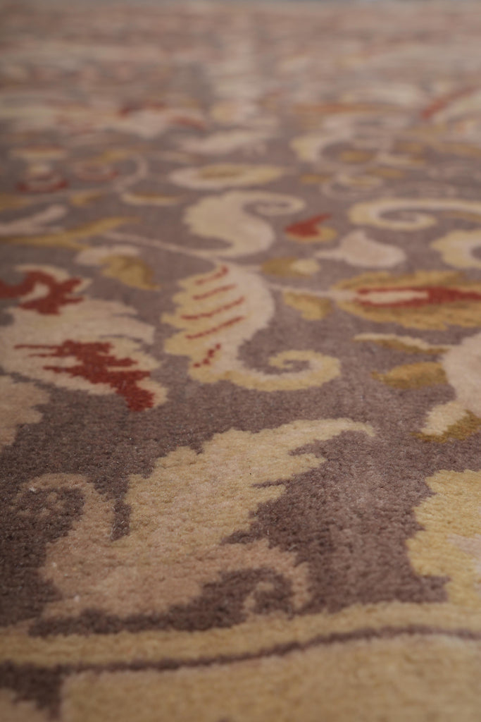 8.1 x 8.4 Square Handmade New Rug French Transitional #F-4045