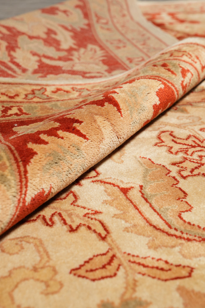 9 x 12 Dense Quality Wool Handmade Agra Rug #F-4397