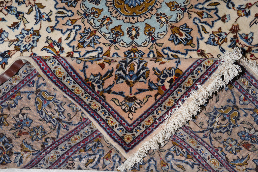 7.9 x 8.1 Square Persian Esfahan Najafabad Wool Rug #F-4046