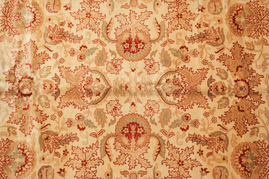 9 x 12 Dense Quality Wool Handmade Agra Rug #F-4397