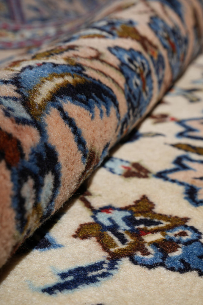 7.9 x 8.1 Square Persian Esfahan Najafabad Wool Rug #F-4046