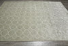 Load image into Gallery viewer, 8.9 x 12 Solid One Color Gray Contemporary Rug Bamboo Slik #F-5648