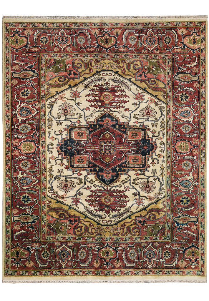 7.8 x 9.8 New Handmade Serapi Rug #F-4400