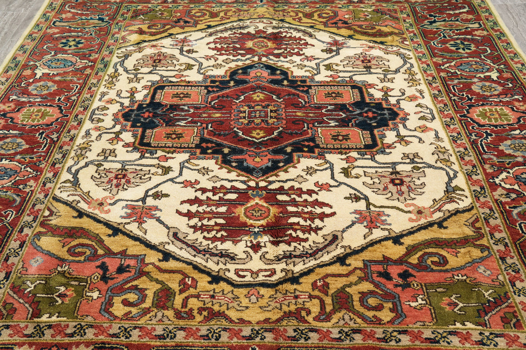 7.8 x 9.8 New Handmade Serapi Rug #F-4400
