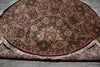 Load image into Gallery viewer, 8.0 x 8.0 Round Wool and Silk Fascinating Handmade Rug  #F-4048