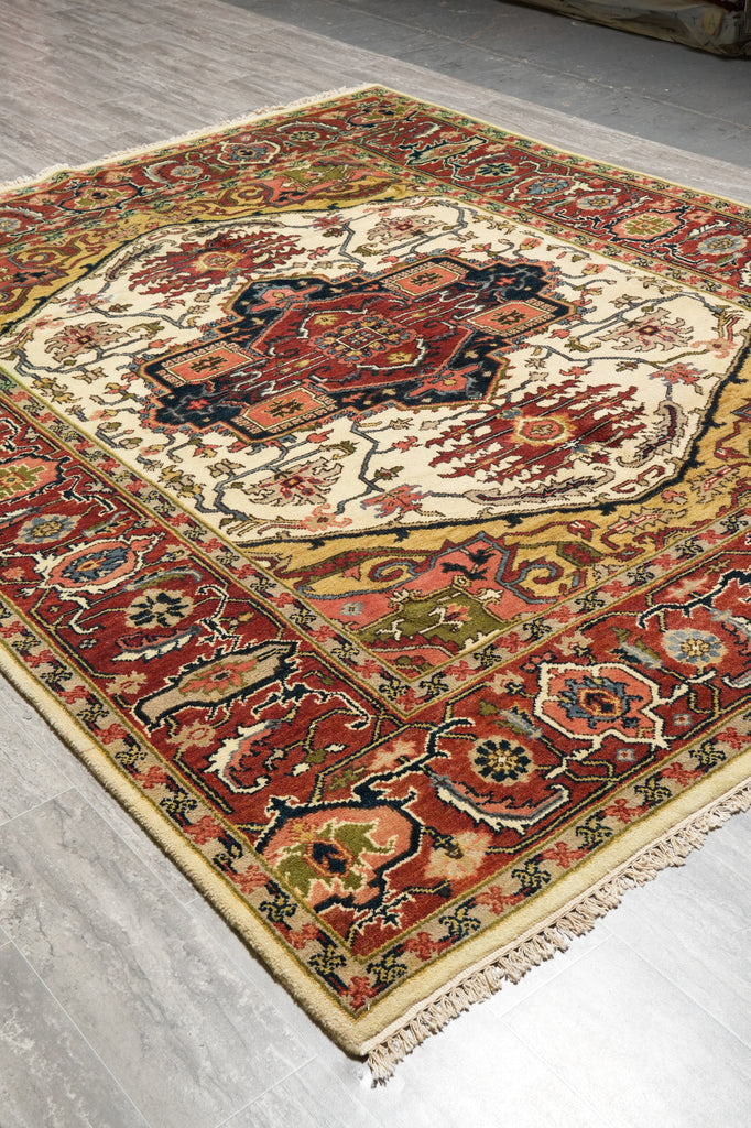 7.8 x 9.8 New Handmade Serapi Rug #F-4400