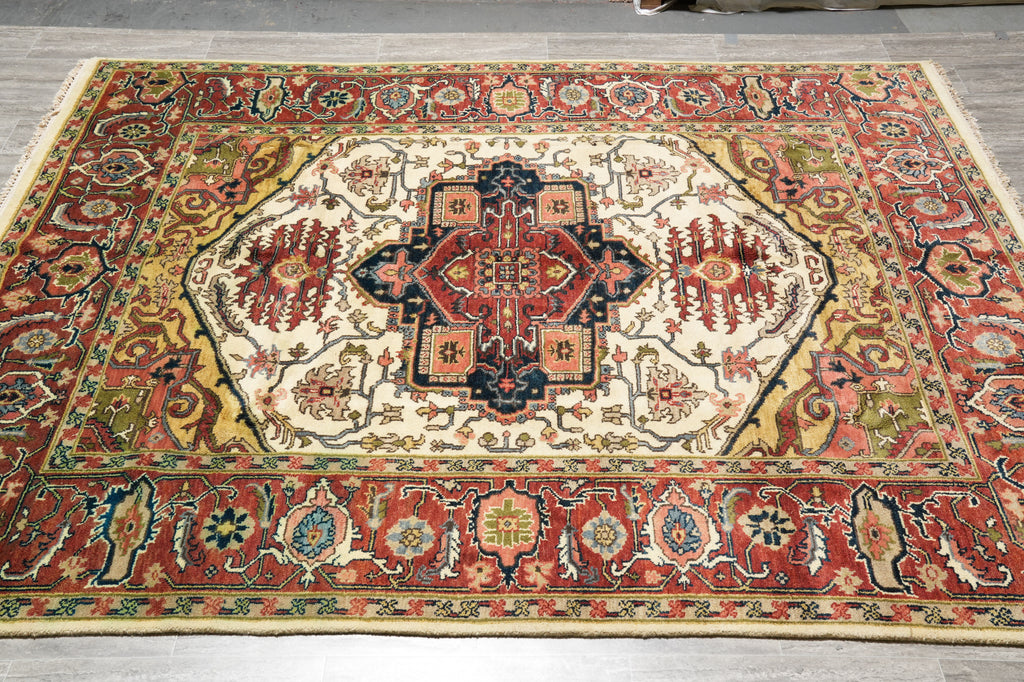 7.8 x 9.8 New Handmade Serapi Rug #F-4400