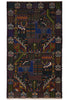 Load image into Gallery viewer, 3.9 x 6.9 Tribal Wool Rug Handmade Afghanistan Wool on Wool #F-3225