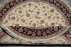 Load image into Gallery viewer, 8.0 x 8.0 Round Finely Handmade Wool and Silk Rug #F-4049