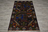 Load image into Gallery viewer, 3.9 x 6.9 Tribal Wool Rug Handmade Afghanistan Wool on Wool #F-3225
