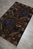 Load image into Gallery viewer, 3.9 x 6.9 Tribal Wool Rug Handmade Afghanistan Wool on Wool #F-3225
