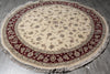 Load image into Gallery viewer, 8.0 x 8.0 Round Finely Handmade Wool and Silk Rug #F-4049