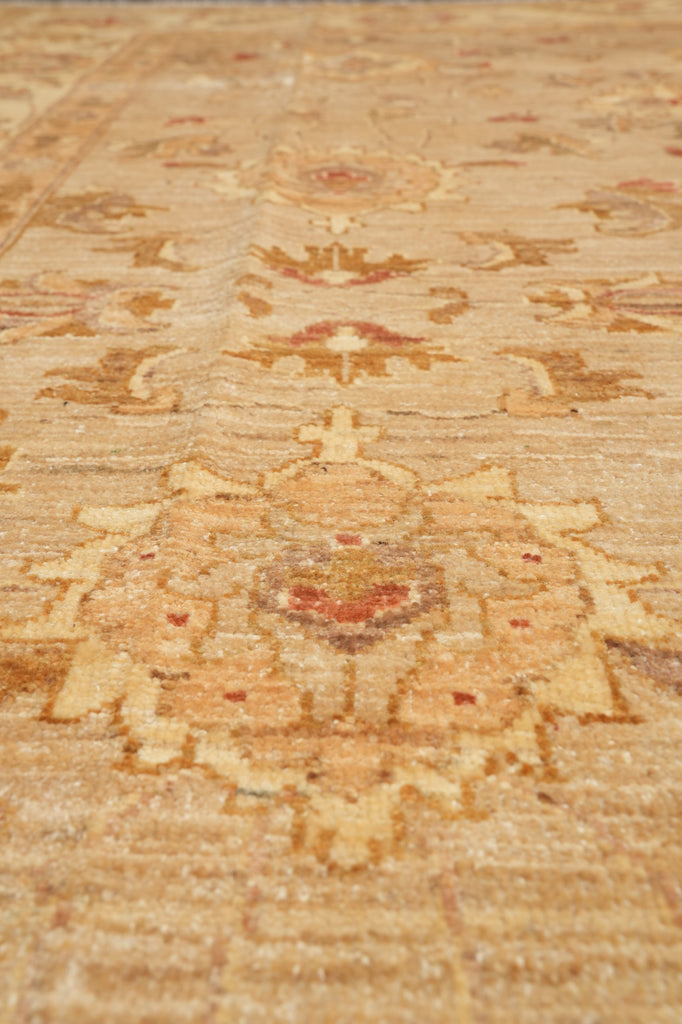 8 x 9.5 New Handmade Zigler Chobi Peshawar Rug Neutrals #PIX-11574