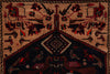 Load image into Gallery viewer, 3 x 6 Peacock Birds Tribal Afghan Wool Rug #F-3227