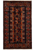 Load image into Gallery viewer, 3 x 5.5 Tribal Afghan Rug Animal Motif #F-3226