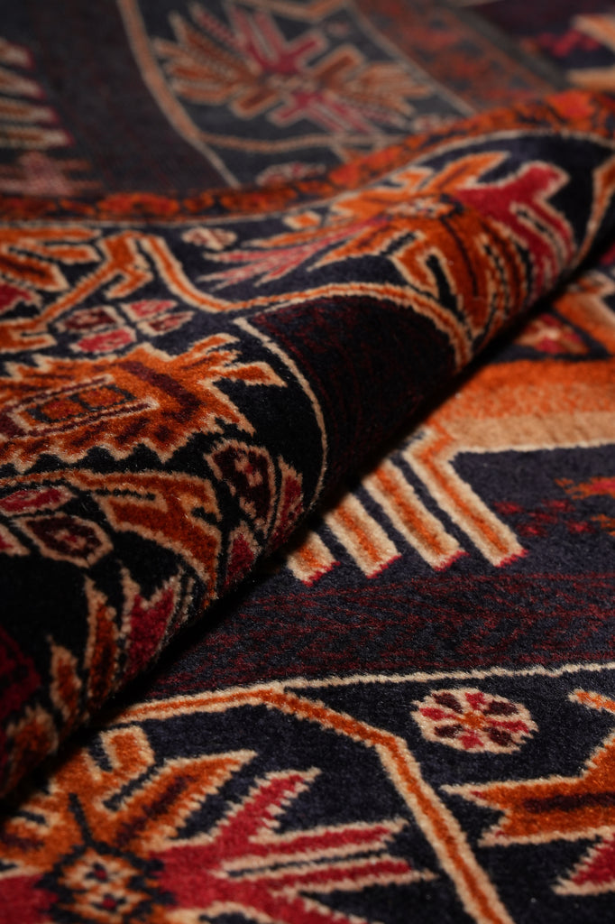 3 x 5.5 Tribal Afghan Rug Animal Motif #F-3226