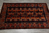 Load image into Gallery viewer, 3 x 5.5 Tribal Afghan Rug Animal Motif #F-3226