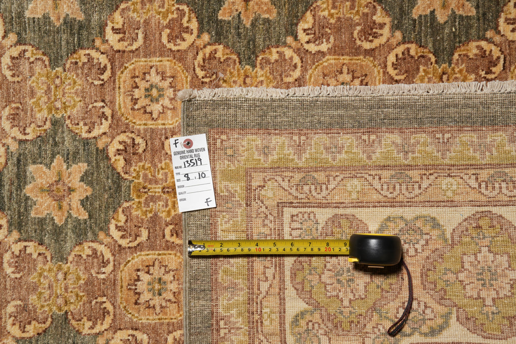 8 x 10 Handmade Transitional Chobi Peshawar Rug #PIX-13519