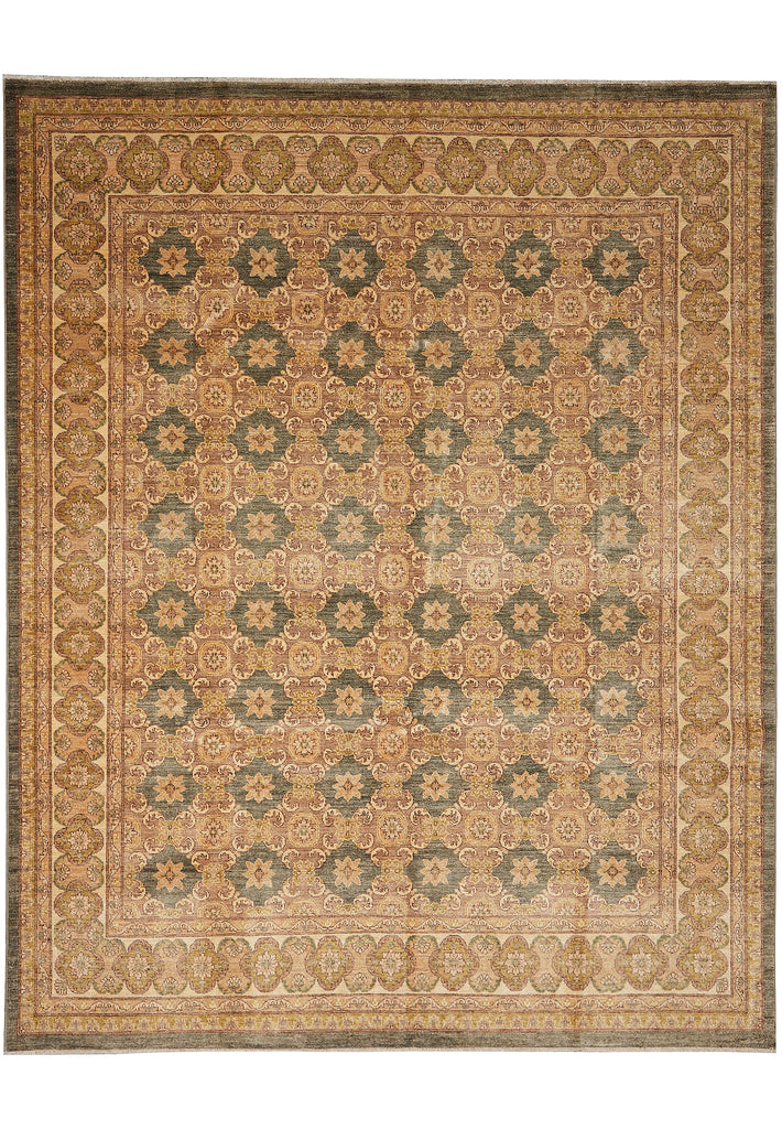 8 x 10 Handmade Transitional Chobi Peshawar Rug #PIX-13519
