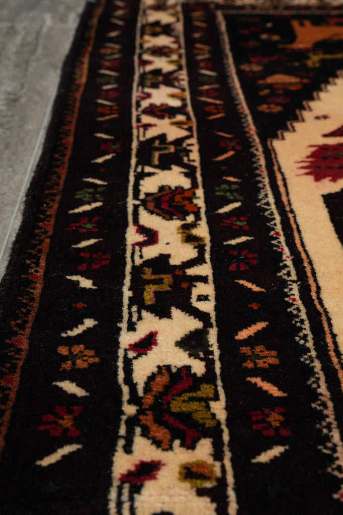3 x 5 Tribal Peacock Rug Afghanistan Wool #F-3223