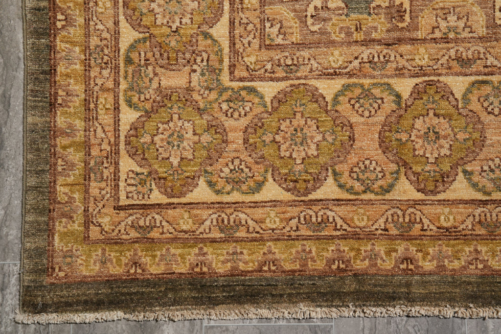 8 x 10 Handmade Transitional Chobi Peshawar Rug #PIX-13519