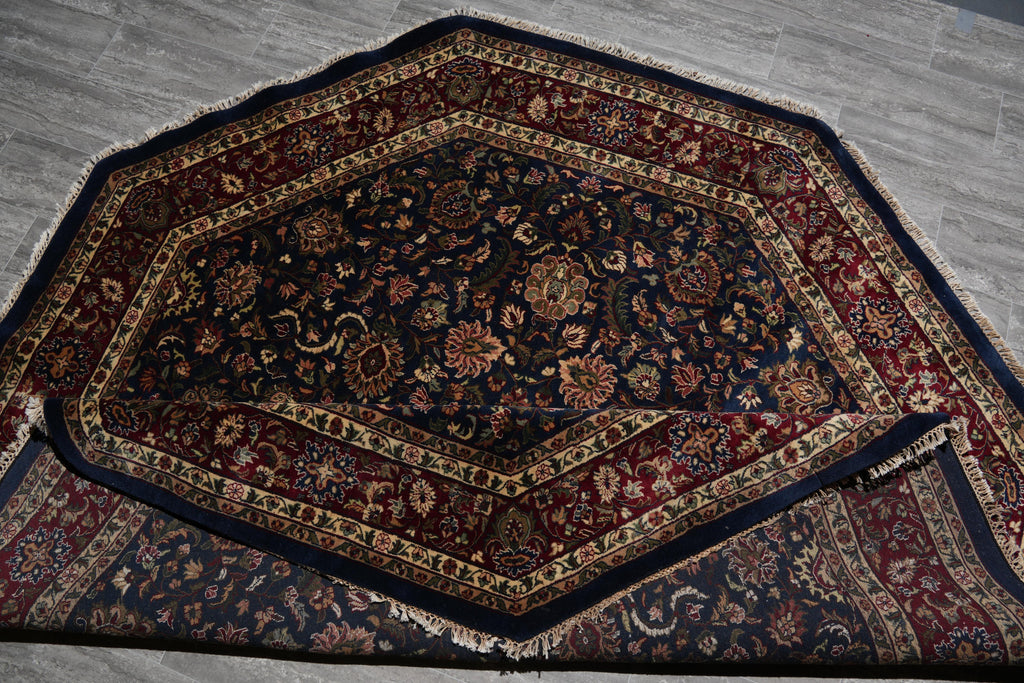 8 x 8 Octagonal Quality Wool Jaipur Rug #F-4054