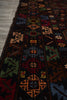 Load image into Gallery viewer, 4 x 7 Black Wool Afghan Baluch Rug #F-3228
