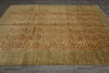 Load image into Gallery viewer, 8x 10 Green Handmade Agra Rug Trasitional Modren #F-4402