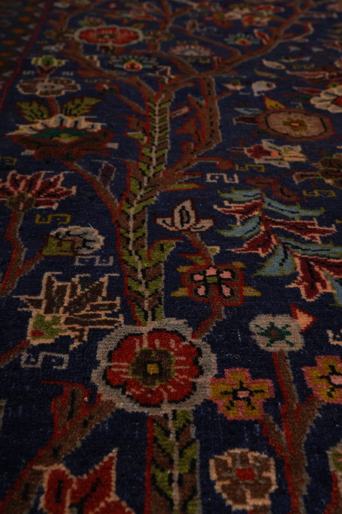 3.9 x 7 Tree of Life with Vase Tribal Afghan Wool Rug #F-3230