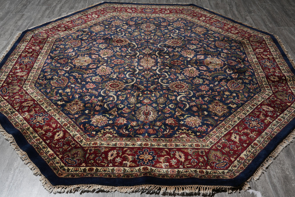 8 x 8 Octagonal Quality Wool Jaipur Rug #F-4054