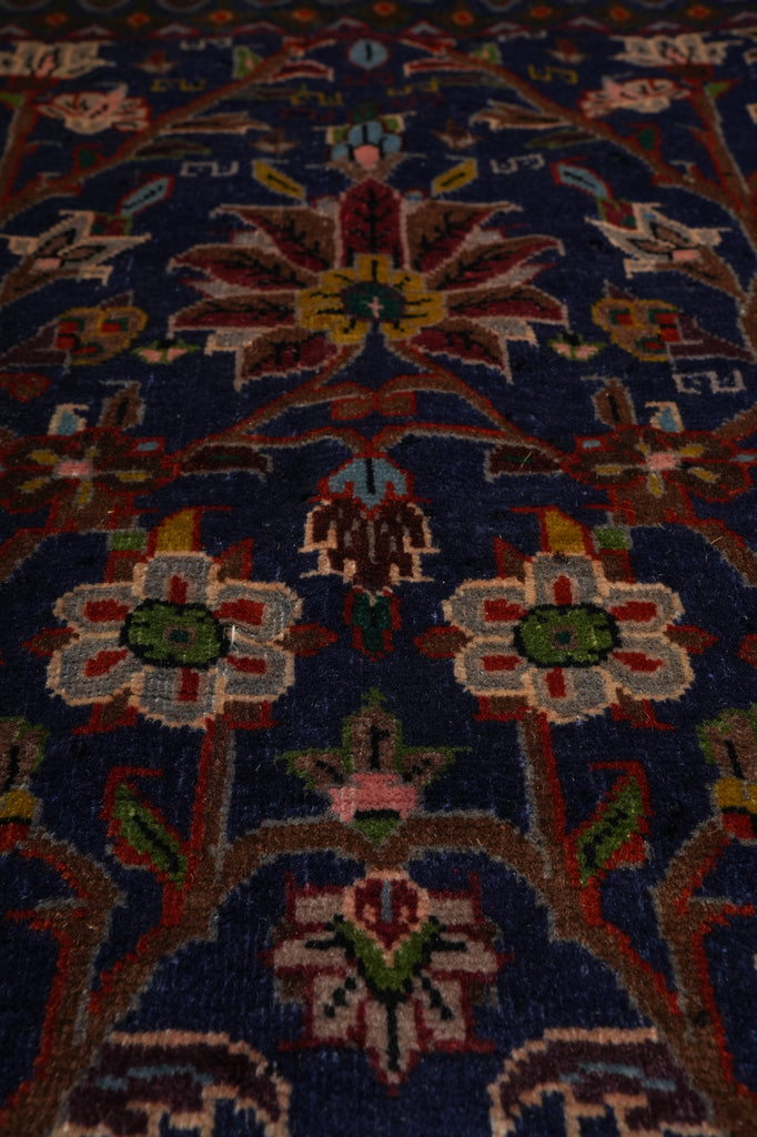 3.9 x 7 Tree of Life with Vase Tribal Afghan Wool Rug #F-3230