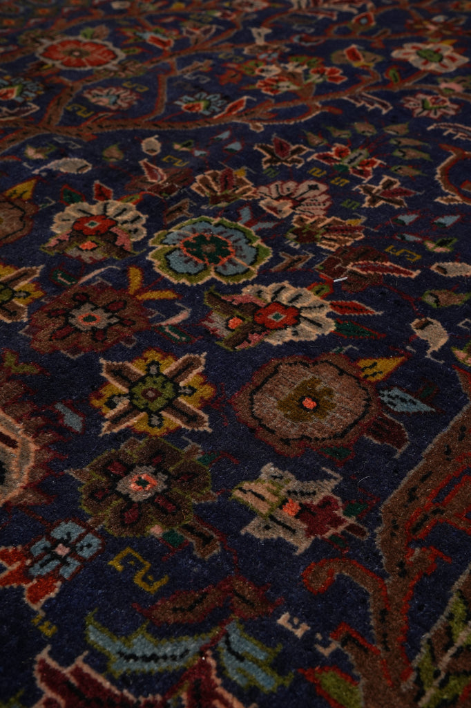 3.9 x 7 Tree of Life with Vase Tribal Afghan Wool Rug #F-3230