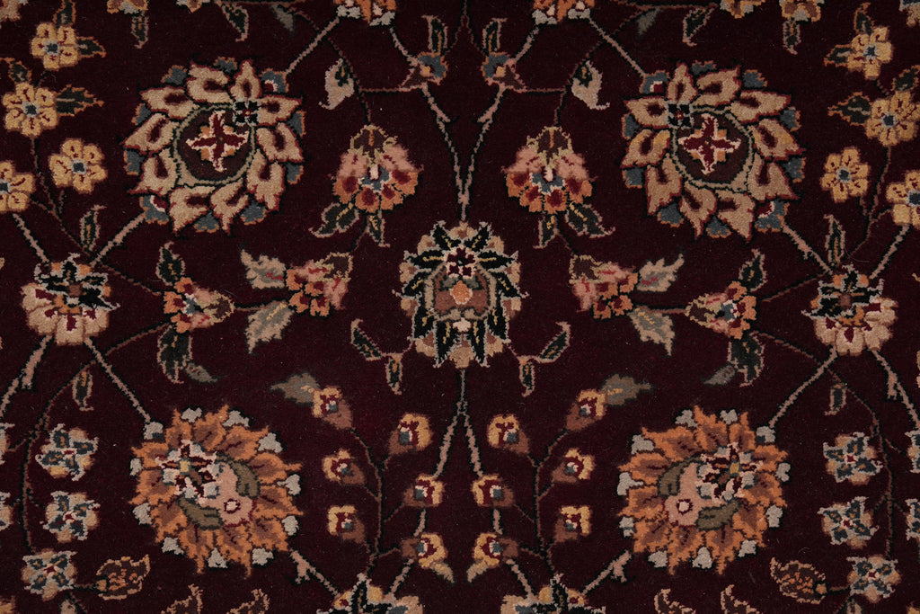 7.0 x 7.0 Round Fine Wool and Silk High Quality Handmade Rug #F-4055