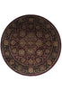 Load image into Gallery viewer, 7.9 x 7.9 Round Jaipur Rug Dense Wool Burgundy #F-4056