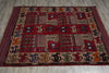 Load image into Gallery viewer, 4.4 x 6 Handmade Art and Craft Pictorial Animal Motif Afghan Wool Rug #F-3231