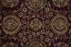 Load image into Gallery viewer, 7.9 x 7.9 Round Jaipur Rug Dense Wool Burgundy #F-4056