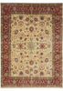 Load image into Gallery viewer, 8 x 11.9 Quality Natural Wool Vegie Dye Handmade Agra Rug #LA-52922